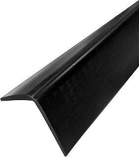 Herco 693 Thermoplastic Flexible Corner Guard 3 ft x 3/4 in x 3/4 in (Black)