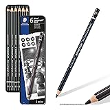 Staedtler Mars Lumograph Black Drawing Pencils
