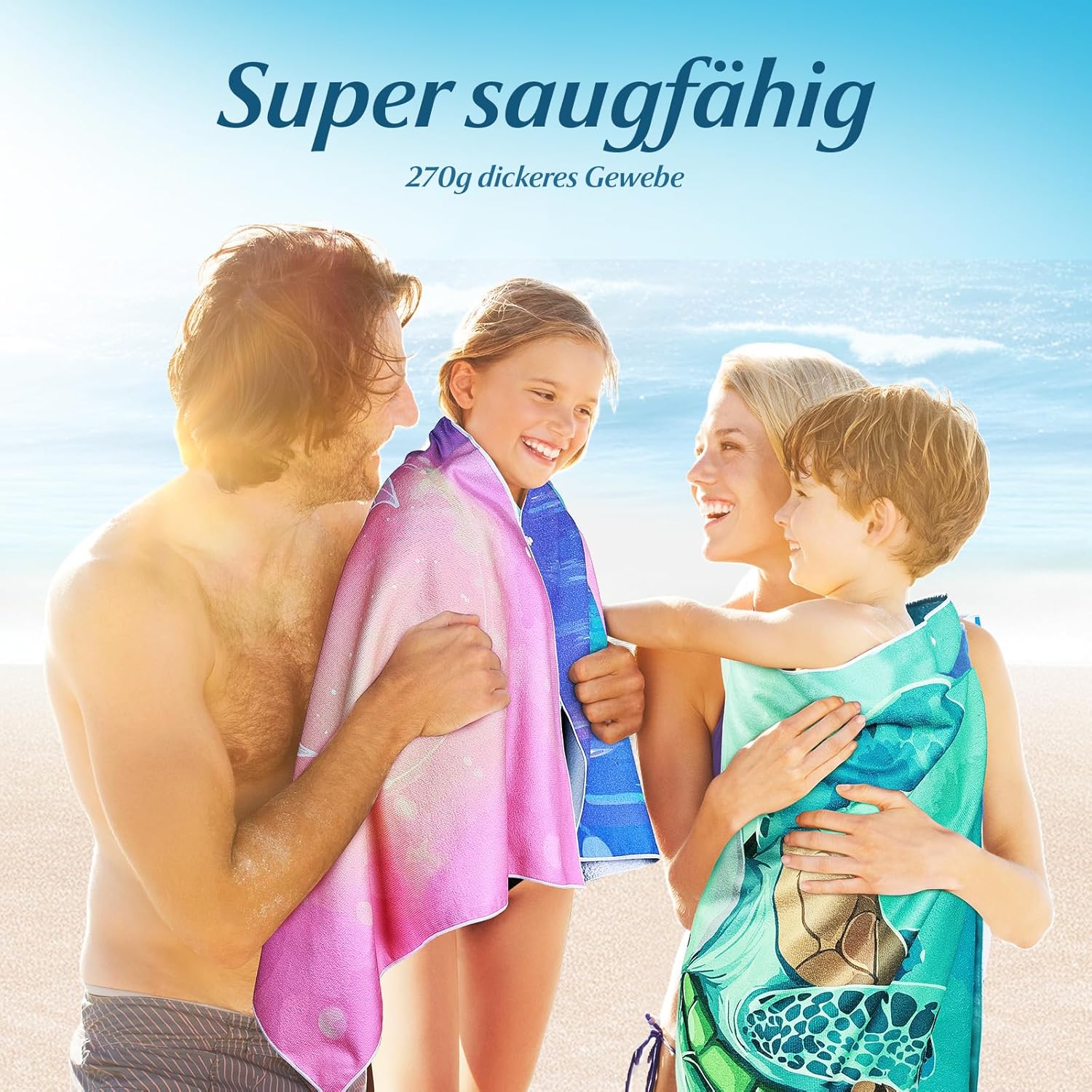 Strandtörülköző szín és design részlet