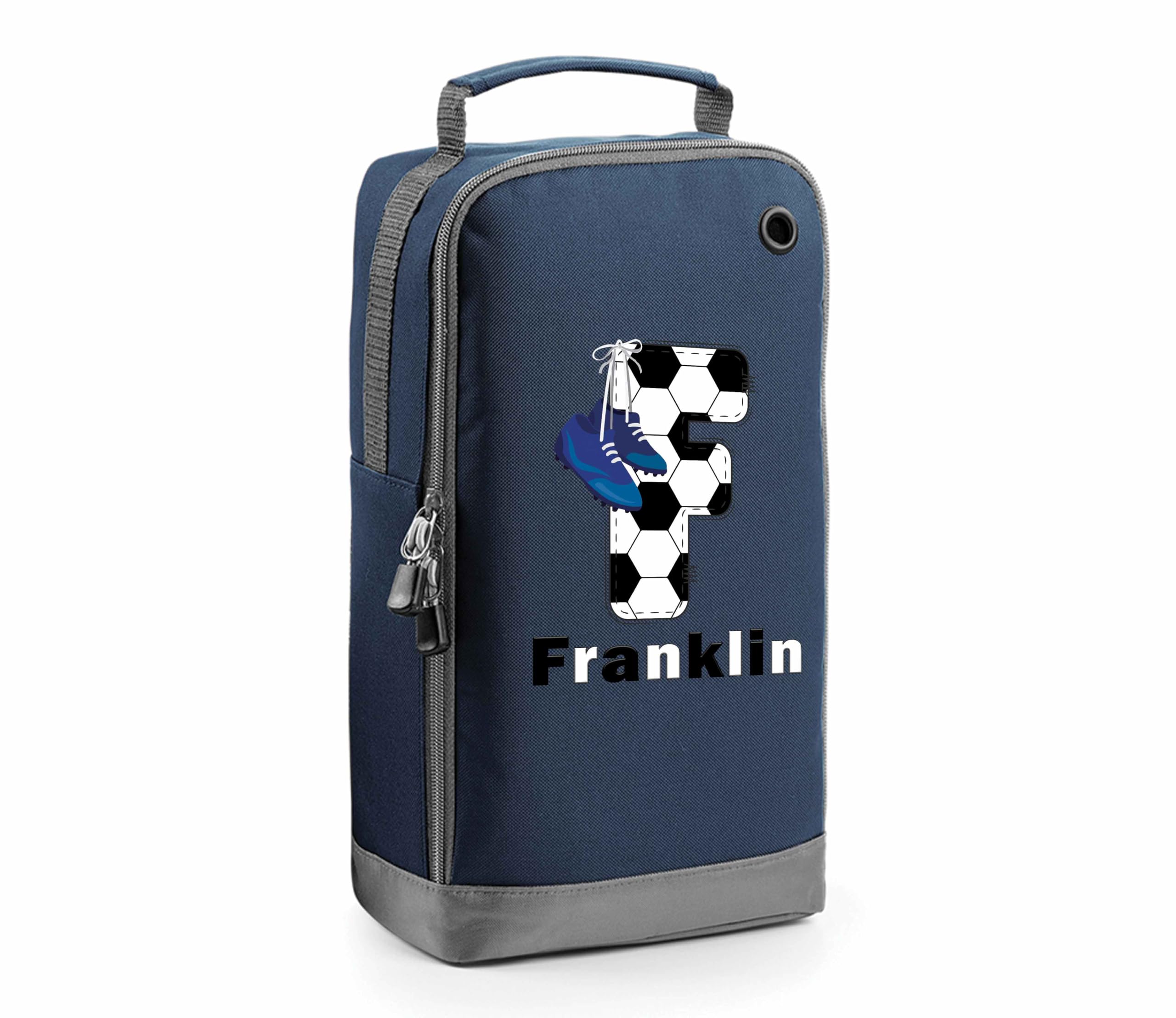 Personalised Football Boot Bag Kids Custom Name Rugby Sports Bag 2
