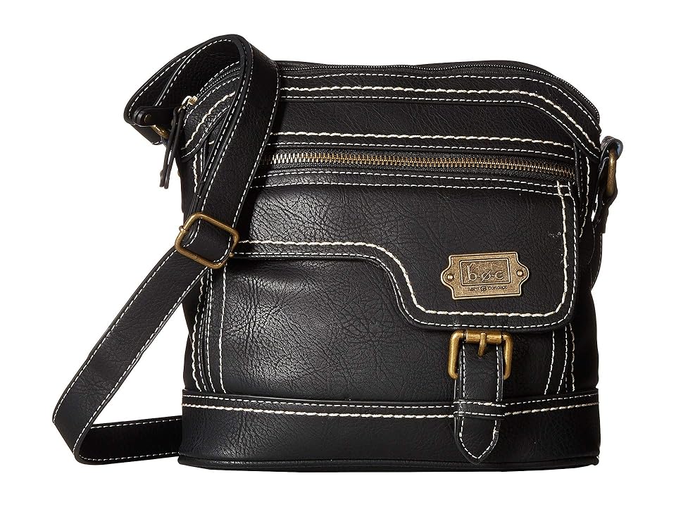 

b.o.c. Dakota Crossbody (Black) Cross Body Handbags