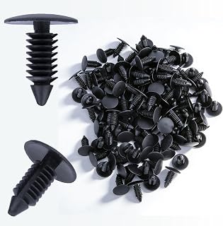200 PCS Car Plastic Trim Rivets Push Clip Fastener, 8mm Fender Clips | Plastic Push Pins, Retainer Clips Automotive Fits for GM 1605396, 1595864 for Chrysler 6030441 for Ford 388577S, W705589-S300