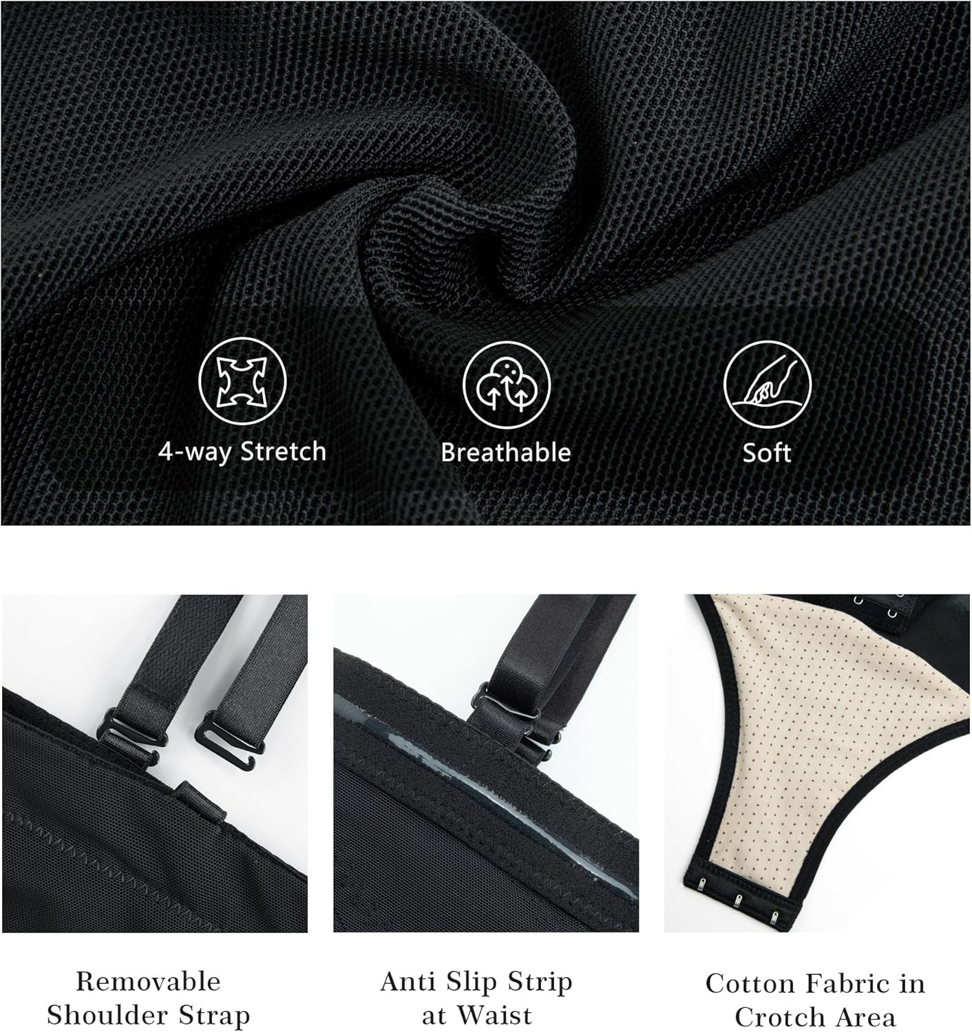 Tummy Control Shapewear for Women - Butt Lifting Shapewear Body Shaper High Waist Tummy Control Panties - Image 5