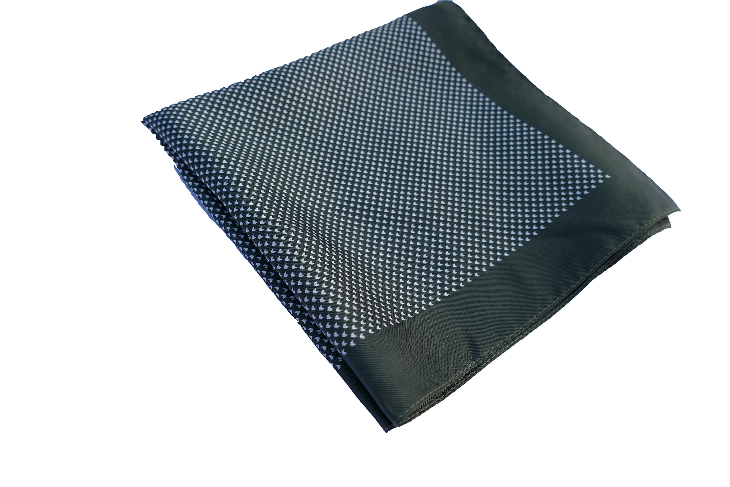 Boss Men's Green Hugo 100% Silk Suit Pocket Square Handkerchief 50299999