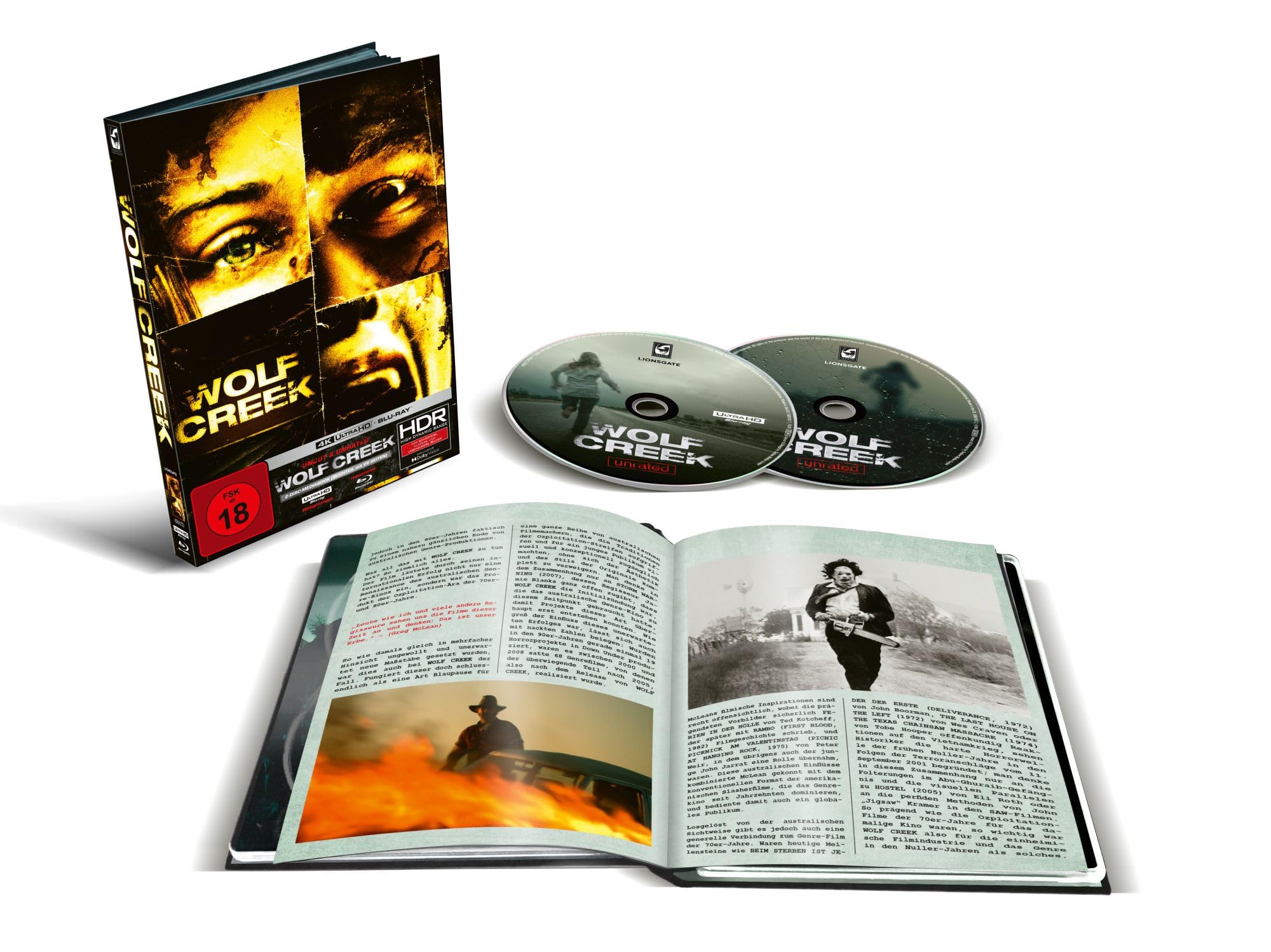Wolf Creek - 2-Disc Mediabook B (4K Ultra HD Blu-ray + Blu-ray)
