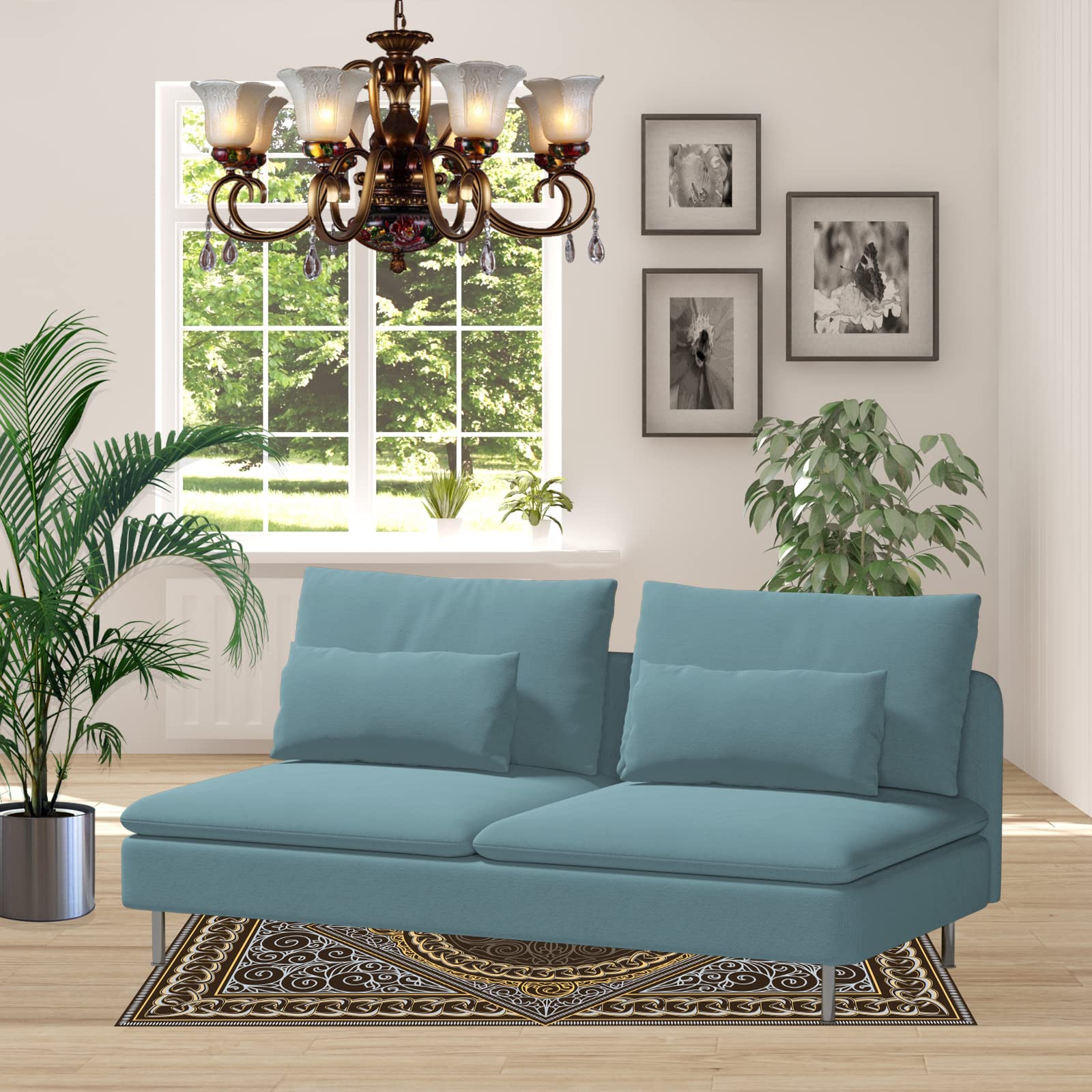 Amazon.com: Custom Made Soderhamn Couch Velvet Replacement Covers