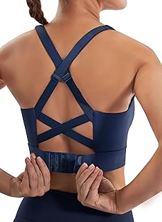 High Support Sports Bras for Women Adjustbale Supportive High Impact Sports Bra Push Up Workout Running Bras