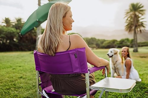 Miniatura 84 de PICNIC TIME NFL Unisex-Adult NFL Sports Chair with Side Table, Beach Chair, Camp Chair for Adults Negro