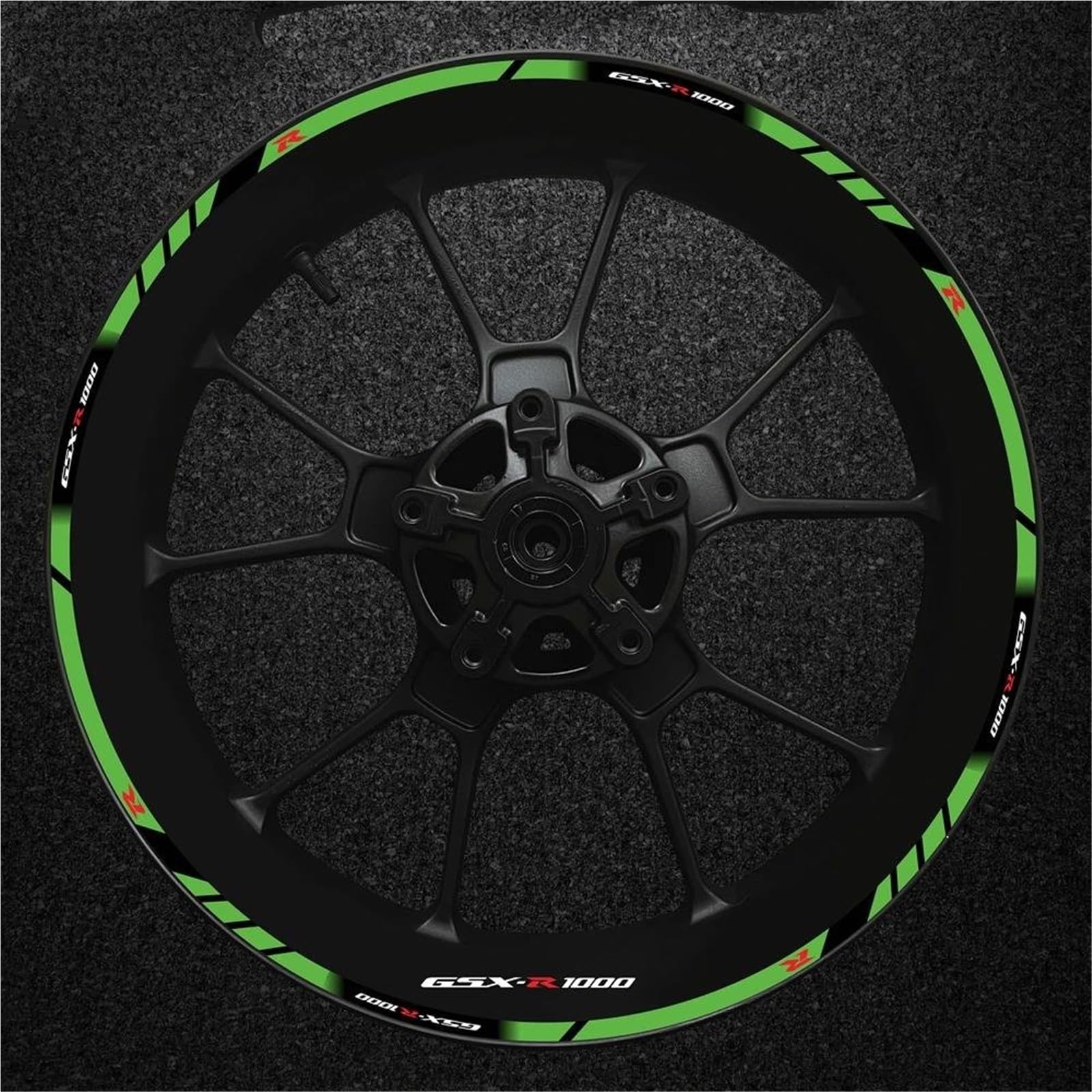 Wheel Stickers Motorcycle Reflective Wheel Decal for Suzuki GSXR1000 GSXR GSX-R 1000 GSX-R1000 Rim Stripe Decals Hub Stickers Rim Reflective Decal