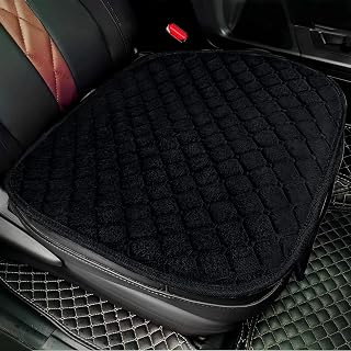 surpassme Comfortable Car Seat Covers Universal Front Seat Coves for Car Accessories with Storage Pockets, Padded Car Interior Covers for Automotive, SUV, Truck