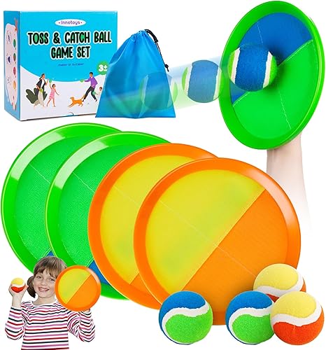 Vista 9 de Juego de pelota para lanzar y atrapar, ideal para playa, piscina y patio al aire libre, juguete para niños pequeños y niños de 4, 5, 6, 7, 8 o más