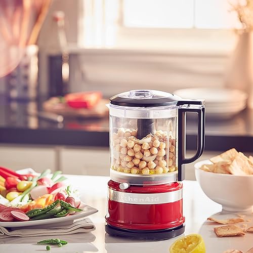 Miniatura 4 de KitchenAid Paquete de picador de alimentos de 5 tazas + molinillo de café con cuchilla  Rojo imperio