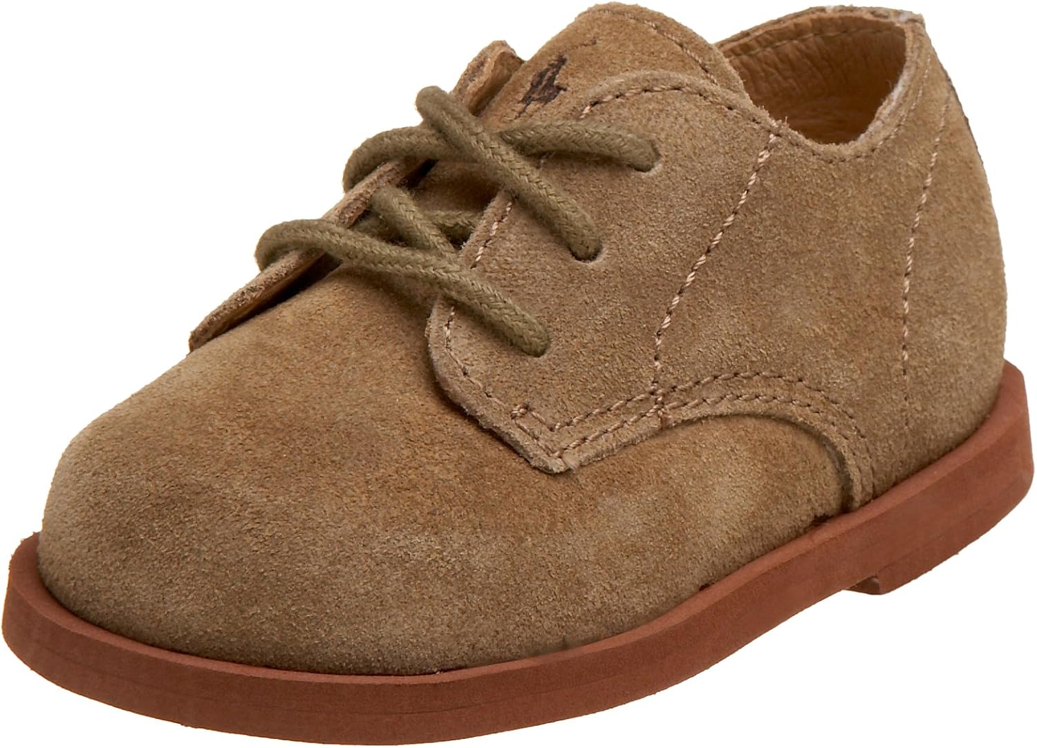 Ralph Lauren Layette Boys Morgan Hard Sole (Infant/Toddler) Oxford-flats, Beige, 4 Toddler US