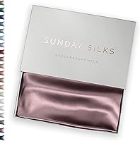 Vista 31 de FUNDA DE ALMOHADA DE SEDA DE MORERA 100% SUNDAYSILKS™, Fundas de almohada de seda para cabello y piel, Superior a la funda de almohada de satén