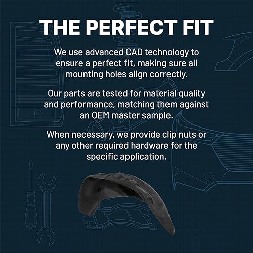 Miniatura 4 de Garage-Pro Revestimiento de guardabarros para HONDA CIVIC 04-05 DELANTERO LH Coupe/Sedan