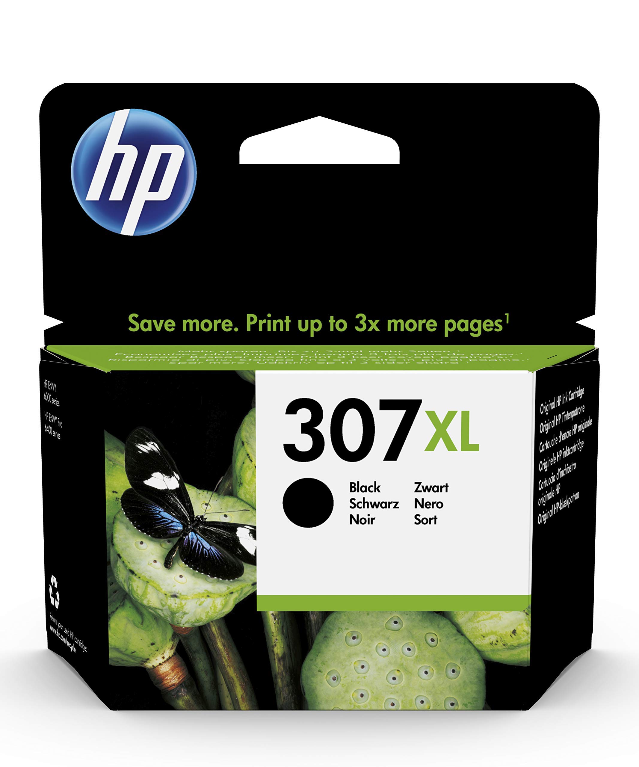 HP 307XL Extra High Yield Original Ink Cartridge Black 3YM64AE