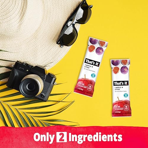 Miniatura 5 de Thats it Barras de frutas de manzana  higo 100  naturales sin ingredientes artificiales ni conservantes deliciosos bocadillos saludables para niños