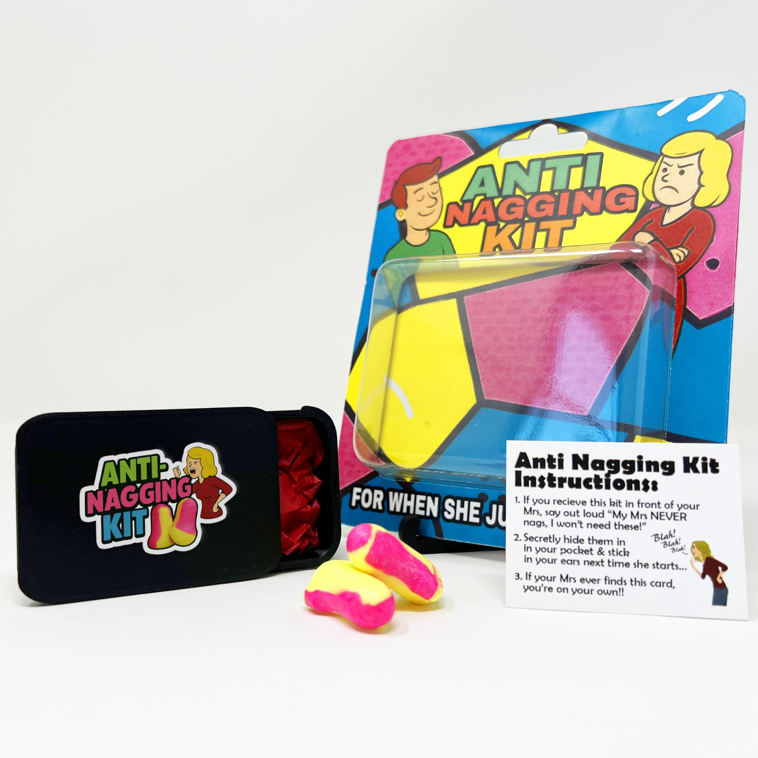 Anti Nagging Kit - Novelty Gift Idea - Ideal For Birthday Presents, Wedding Favours, Party Bags etc