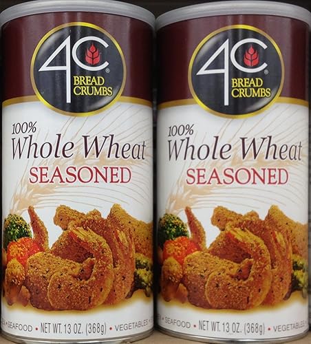 4C Migas de pan de primera calidad, trigo integral sazonado con queso pecorino romano, sabroso crujiente crujiente, paquete económico (trigo entero