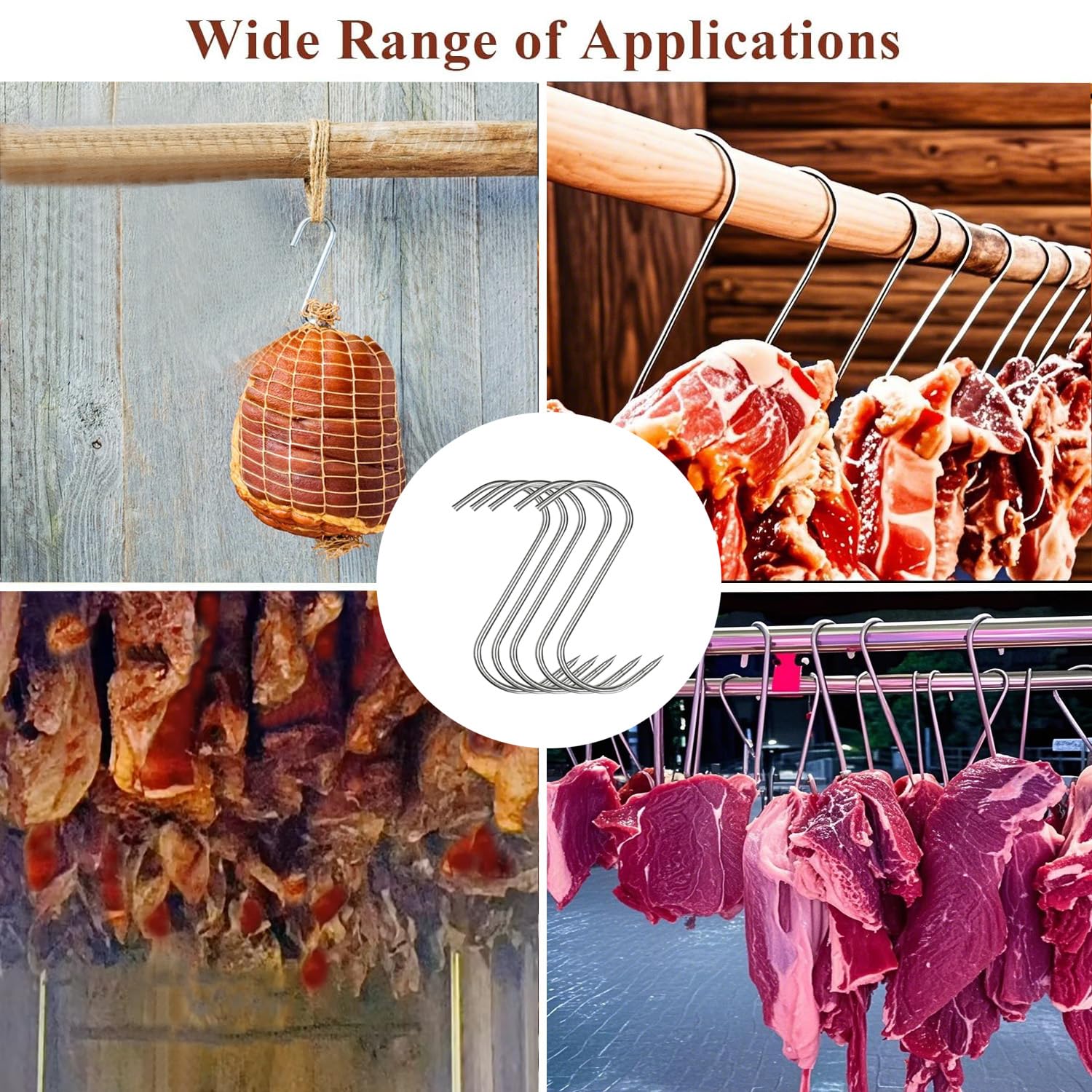 Ausonia Gancio Inox Per Macellaio | Acquista Su Ferramenta Vanoli - Foto 3