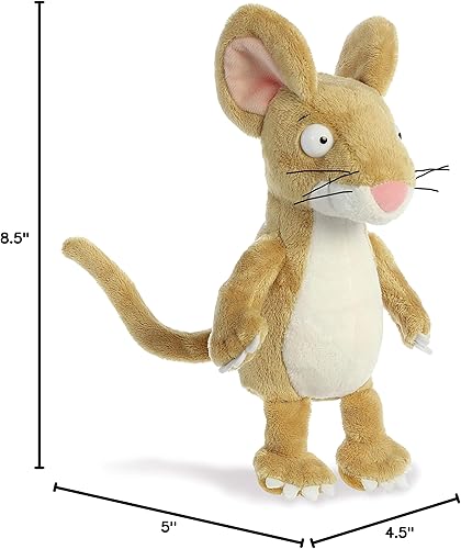 Miniatura 3 de Aurora® Enchanting The Gruffalo® - Animal de peluche de ratón, aventuras mágicas, juego sin fin, marrón, 9 pulgadas
