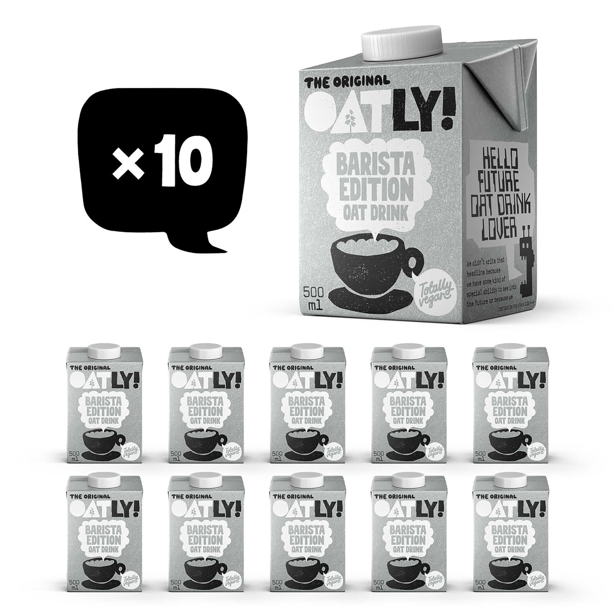 OatlyOat Drink Barista Edition 0.5L, Pack of 10