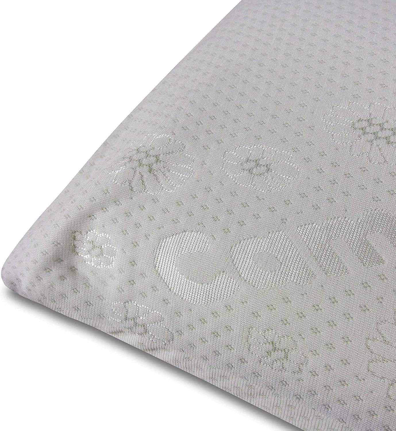 Baldiflex Emporio Para Ergonomiczna Pianka Pamięci Kostka mydła, Podszewka Rumianek Relaksujący, Zdejmowany i zmywalny, Rozmiar 40x70 cm wysokości 11 cm, Przeciwerwidowisko