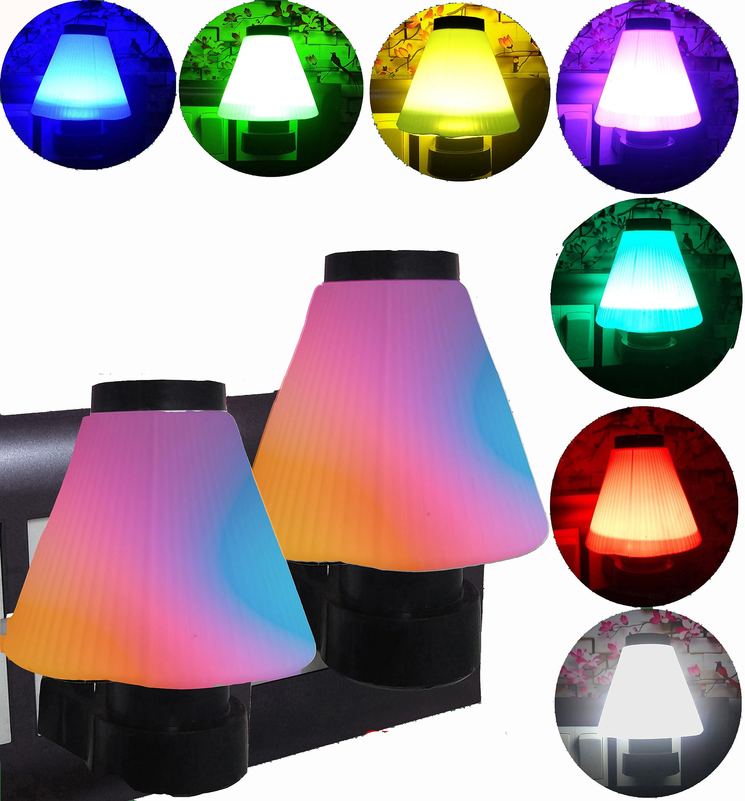 Oystal Prime Umbrella Style Auto Colour Change Night Lamp 0.5 watt with 2Pin Jack (2)-image-6