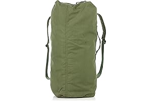 Military Outdoor Clothing Previously Issued Government Olive Drab Cordura 2 Strap Duffle Bag