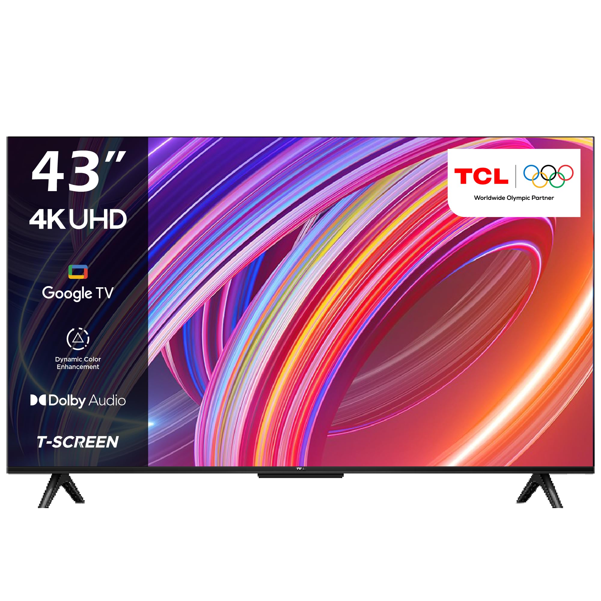 TCL 43 INCH ULTRA HD Smart TV, Dual Core, Smart HDR, 4K TV