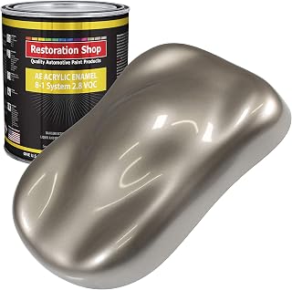 Restoration Shop - Arizona Bronze Metallic Acrylic Enamel Auto Paint - Gallon Paint Color Only - Professional Single Stage High Gloss Automotive, Car, Truck, Equipment Coating, 2.8 VOC