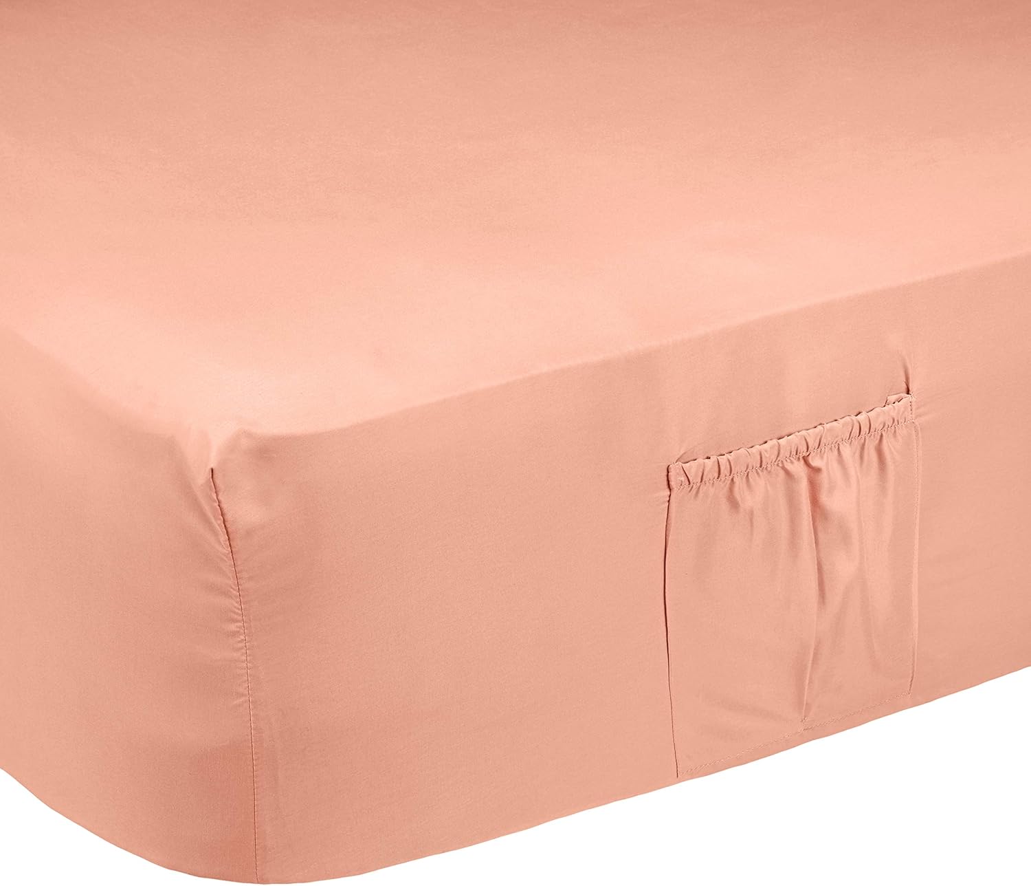  Basics Soft Microfiber Sheet Set with Elastic Pockets - Twin XL, Bright Salmon : Home & Kitchen