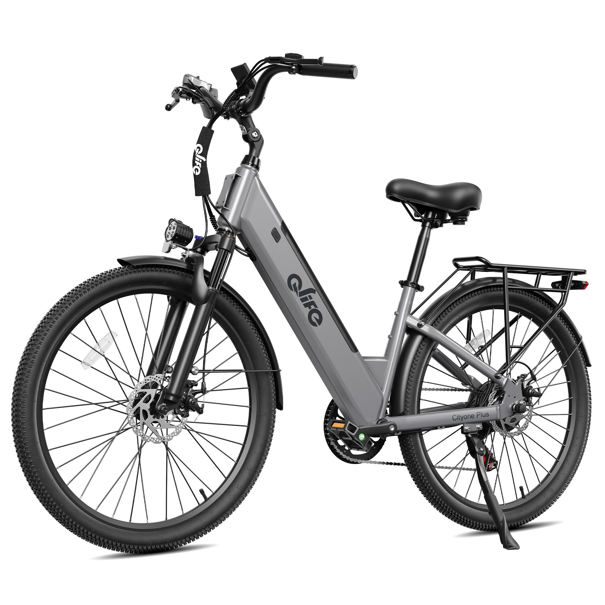 Qlife Cityone 2.0/Cityone Plus Electric Bike for Adults-1200W Peak Motor