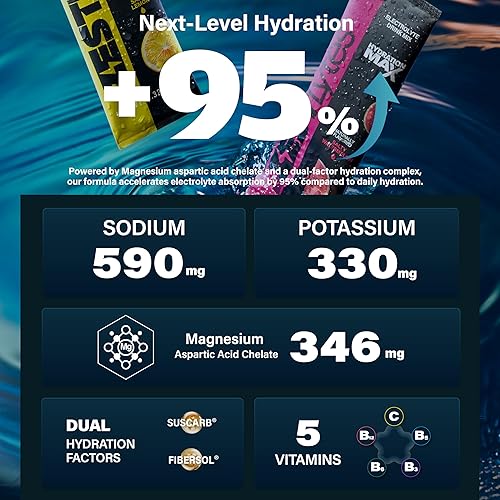 Miniatura 5 de Paquetes de polvo con sabor a fruta salada, mezcla de bebida en polvo de electrolitos, mezcla de bebida líquida diaria IV para entrenamientos de 1 a