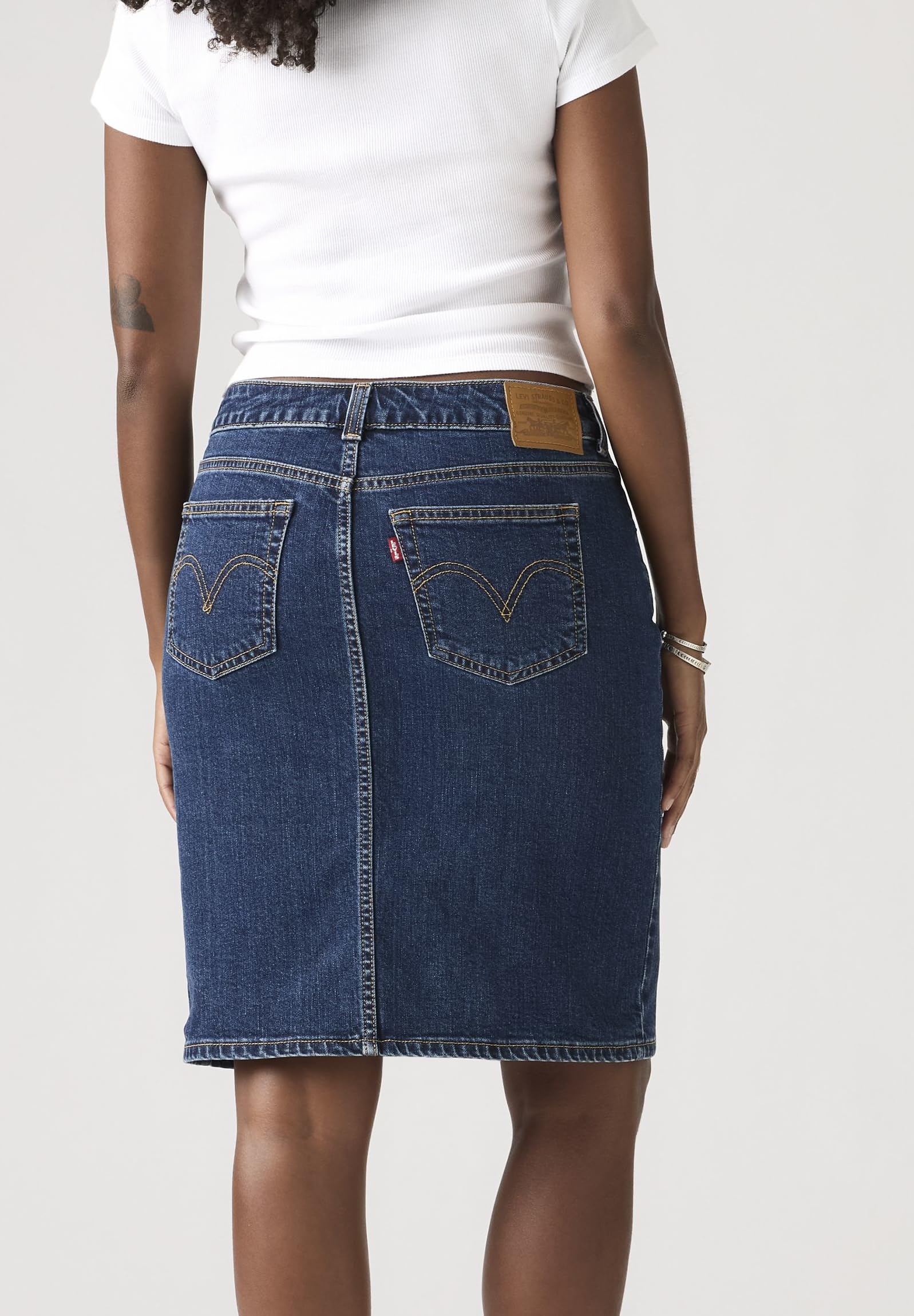Levi's Damen Low Midi Skirt Rock (1er Pack)