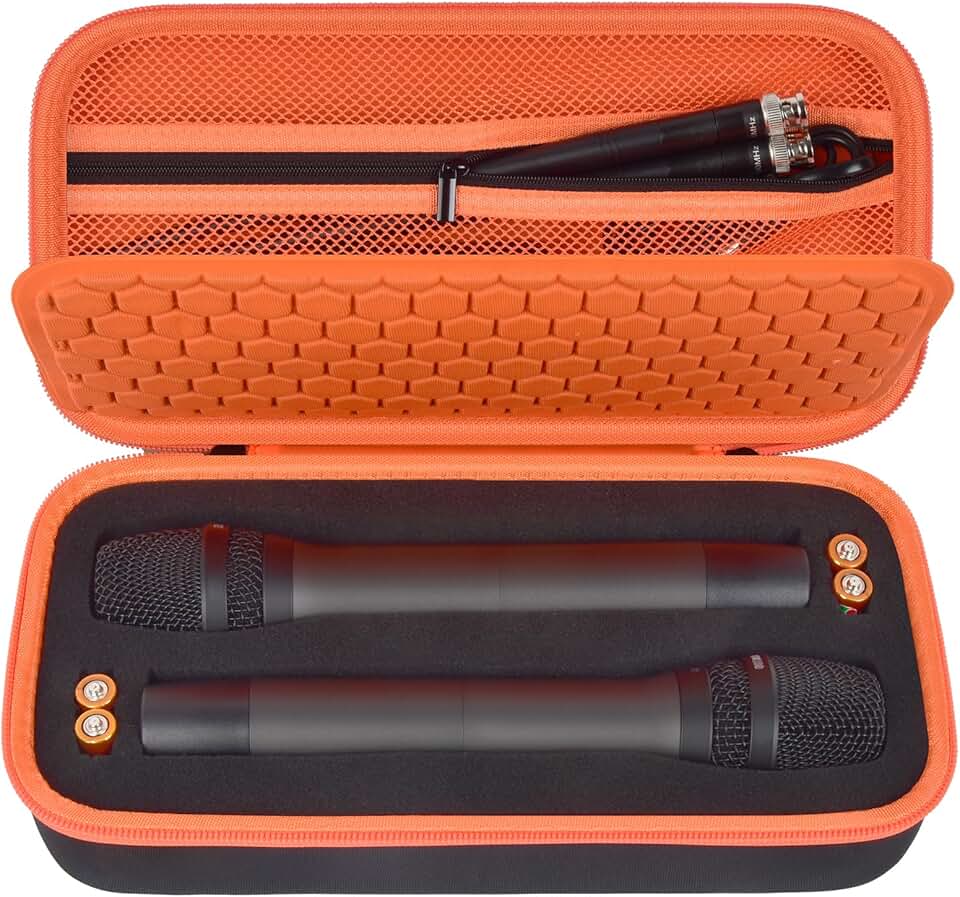 ANKHOH Capa de microfone sem fio para sistema JBL sem fio de dois microfones, espuma faça você mesmo, também serve para cantar para TONOR para Shure para Bietrun para ALPOWL, recivers, cabo de áudio