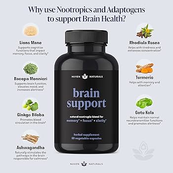 Amazon.com: Brain Support Supplement - Natural Memory and