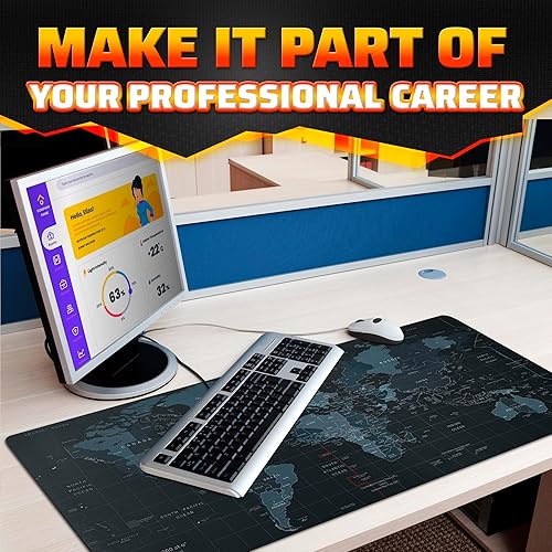 Miniatura 8 de Alfombrilla de mouse para juegos personalizada, alfombrilla de escritorio grande, antideslizante