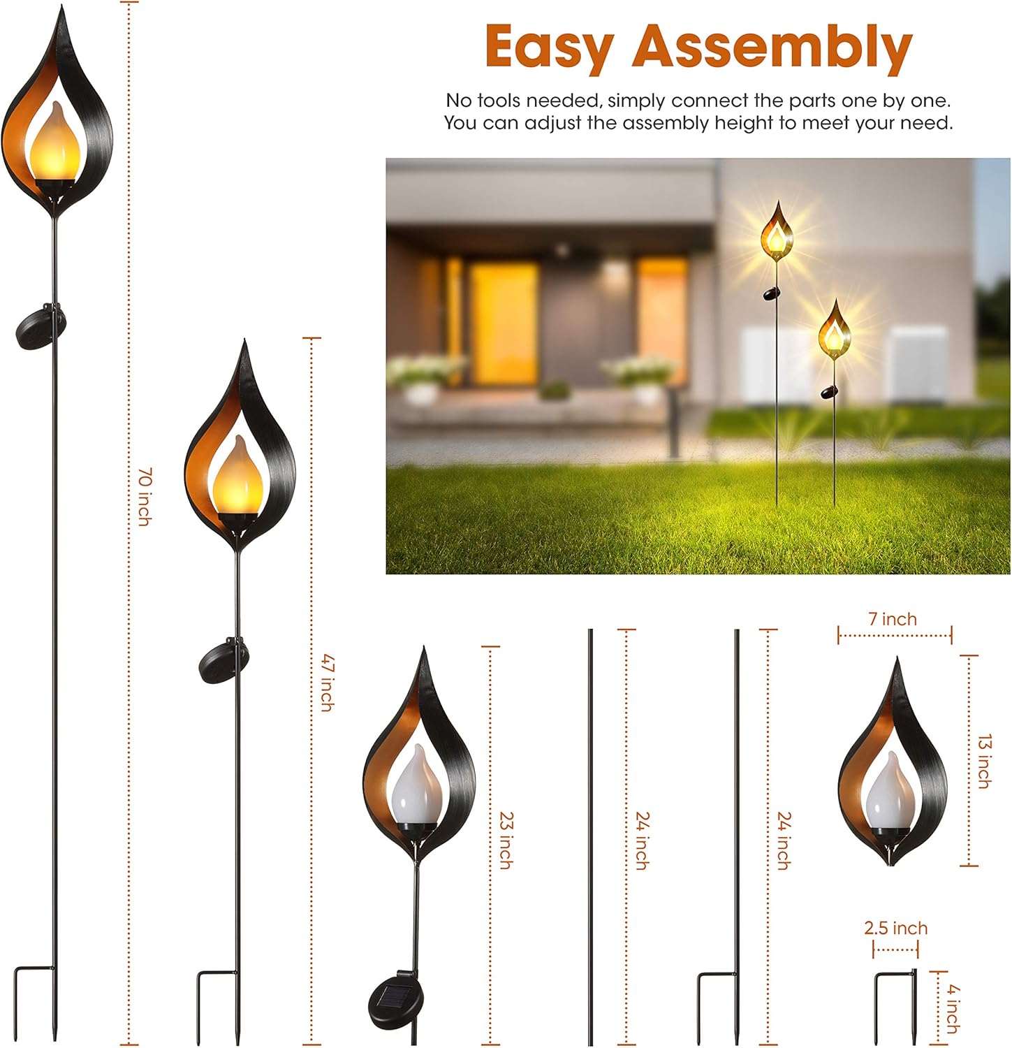 Rеvіеw Dіѕсоunt Original Treasures 70 Inch Metal Solar Flickering Flame Torches - Dancing “TruFlame” Bulb - 8 Hours Per Charge. Waterproof, Dusk to Dawn Auto On/Off – Durable Outdoor Yard Lights (Fire 6 Pack) Uр Tо 40% оƒƒ Original Treasures 70 Inch Metal Solar Flickering Flame Torches - Dancing “TruFlame” Bulb - 8 Hours Per Charge. Waterproof, Dusk to Dawn Auto On/Off – Durable Outdoor Yard Lights (Fire 6 Pack)