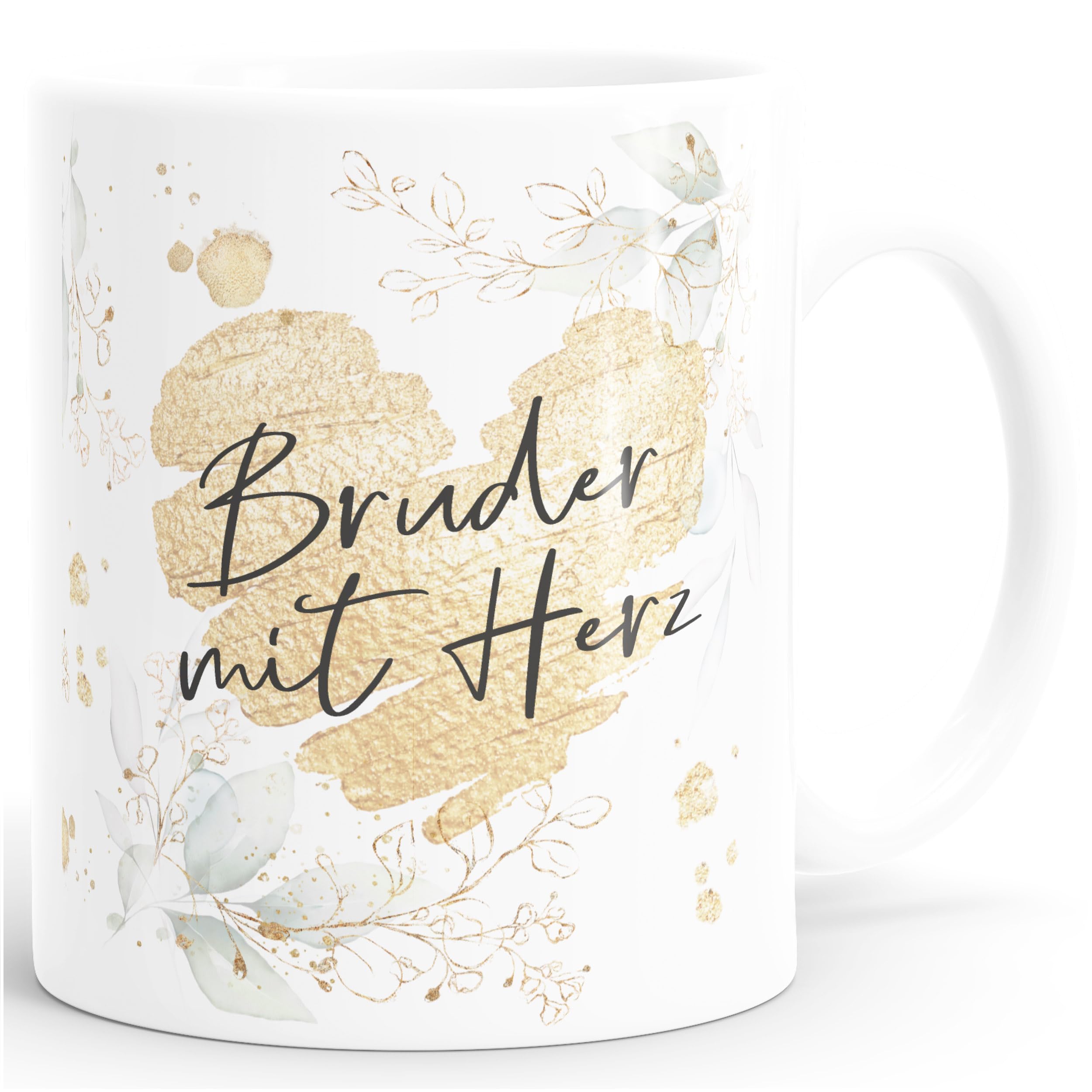 SpecialMe® Kaffee-Tasse [Wunschtext] mit Herz - soziale Berufe, Familie, Freunde kleines Dankeschön Geschenk Danke sagen Weiss Keramik-Tasse