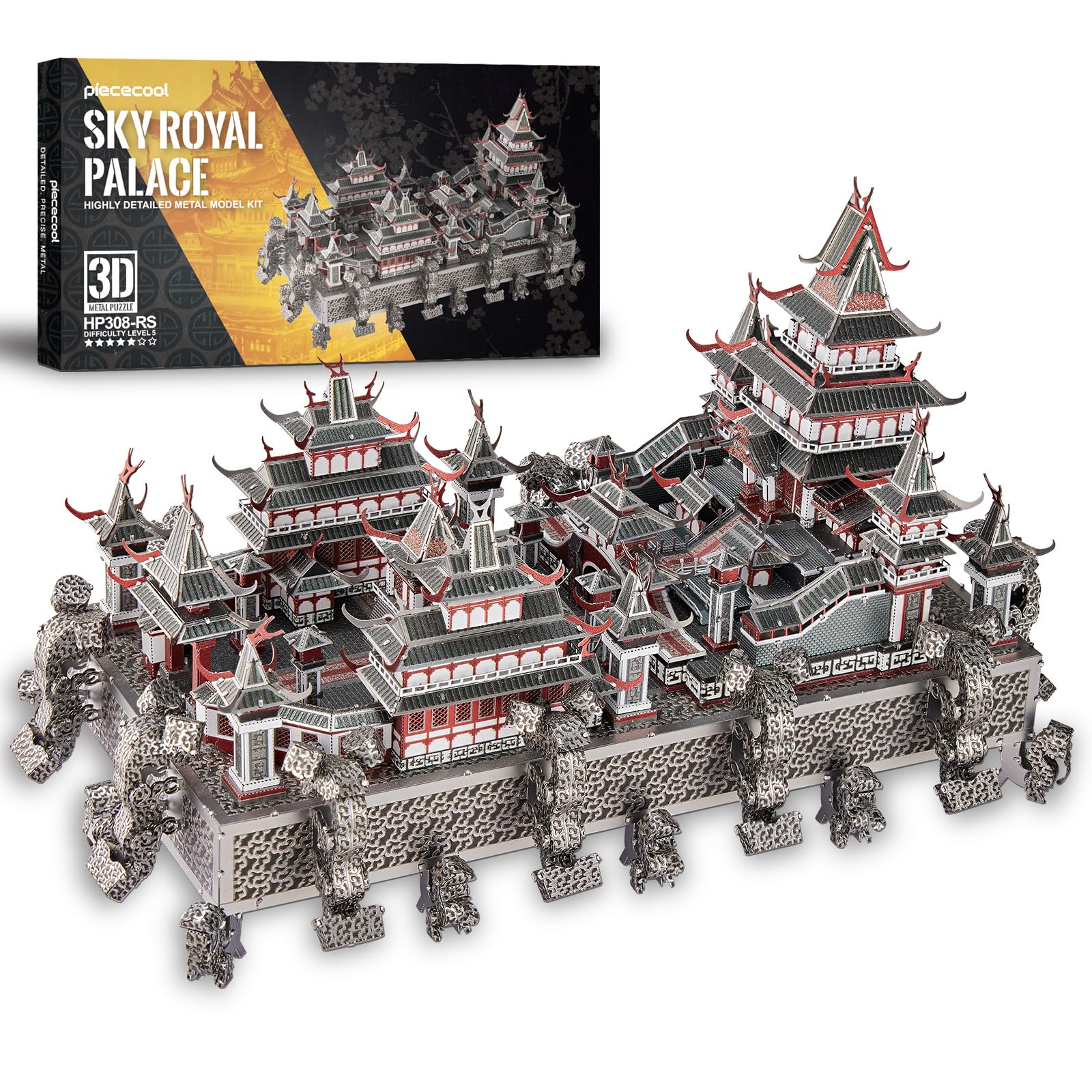 Amazon | Piececool(ピースクール) 立体パズル 金属製 皇居 ローヤル