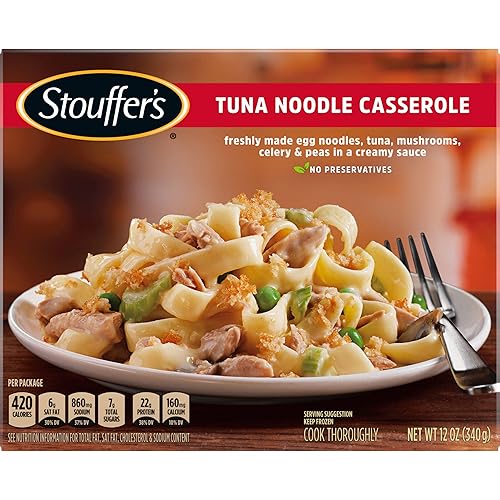 Stouffers Cazuela de fideos de atún comida congelada