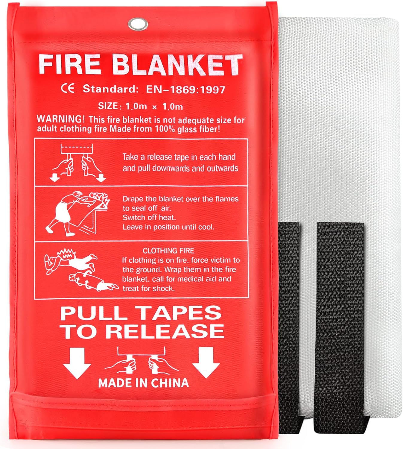 Fire Blankets Emergency for Home, 40” x 40” Fire Blankets