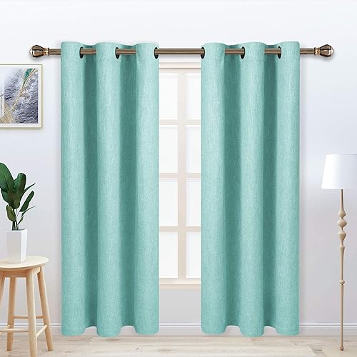 LORDTEX - Cortinas opacas con textura de lino y arpillera