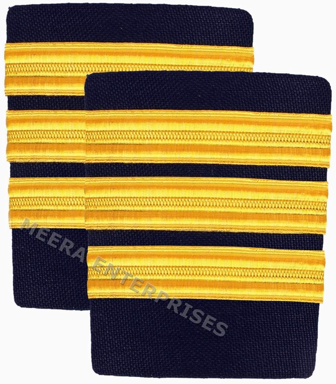 First Officer Epaulette (Blue)- 03 Golden Bar