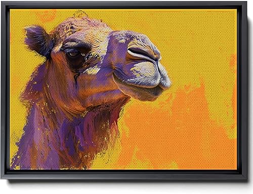 Camel Art Print Camel Wall Art Camel in the Desert Print Domesticated Animal Wall Art camel in desert, Framed Abstract Art, Home Decor, Canvas Prints