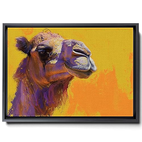 Camel Art Print Camel Wall Art Camel in the Desert Print Domesticated Animal Wall Art camel in desert, Framed Abstract Art, Home Decor, Canvas Prints