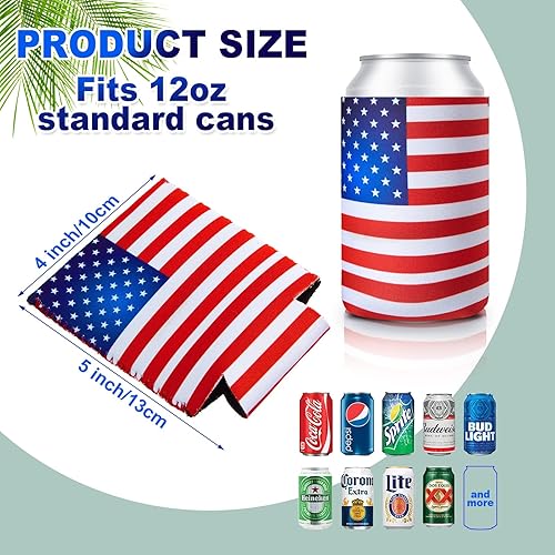 Miniatura 2 de 72 fundas enfriadoras de latas a granel, enfriadores de latas de cerveza en blanco, para fiestas, bebidas de cerveza, soporte a granel, fundas