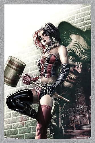 Miniatura 5 de Trends International DC Comics - Póster de pared de Harley Quinn, 22.375 x 34 pulgadas, versión premium sin marco