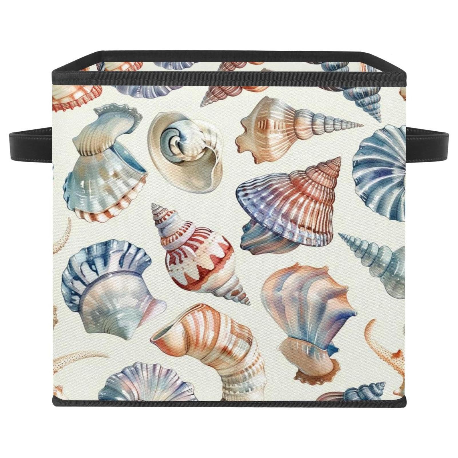 Boîte de rangement coquillage pour résoudre le manque de place et ranger le linge en tissu